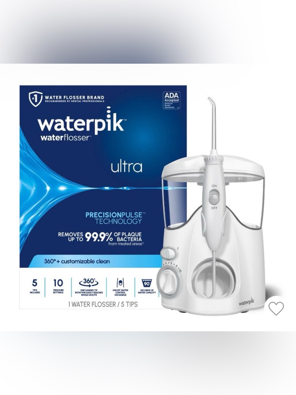 Waterpik Ultra Water Flosser - White